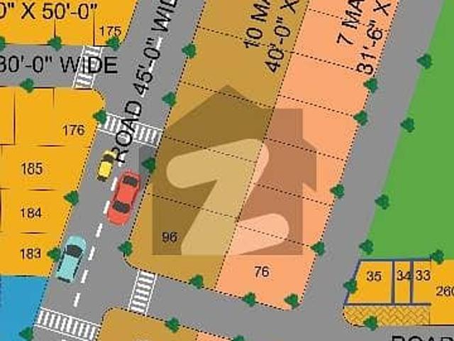 10 Marla Plot For Sale In Block C On 45feet Road