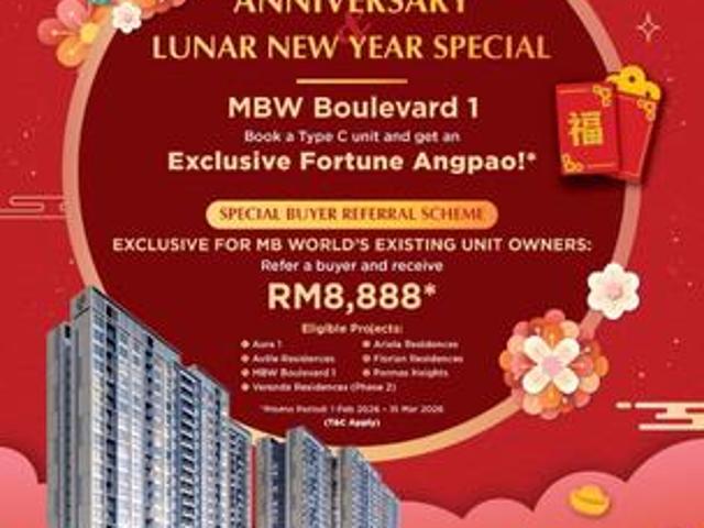 10min To CIQ Condo Tampoi 390k