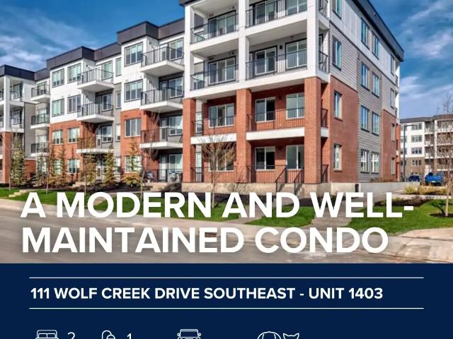 111 Wolf Creek Drive SE Harlow Unit 1403, Calgary Unit 1403