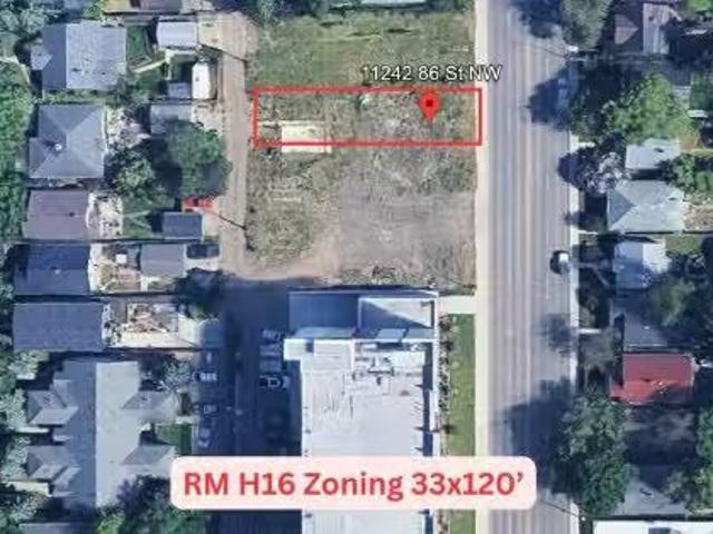 11242 86 Street Nw, Edmonton, AB, T5B 3H8 vacant land for sa.