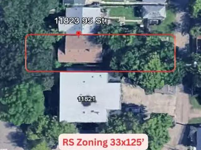 11823 95 Street, Edmonton, AB, T5G 1M3 vacant land for sale.