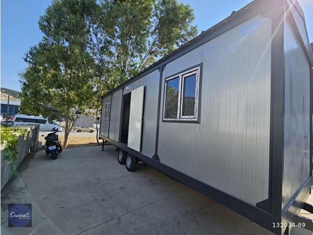 1+1 Loft Katlı 9m Balkonlu Tiny House, Bodrum'da HEMEN TESLİM