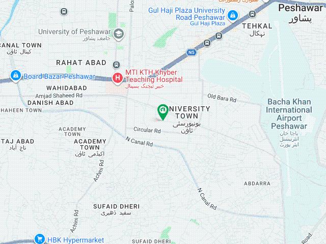 11 Marla Plot Available For Sale On Circular Road University Town Peshawar