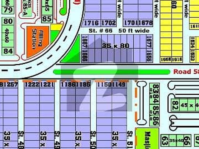 11 Marla plot in G16/3 sector Islamabad
