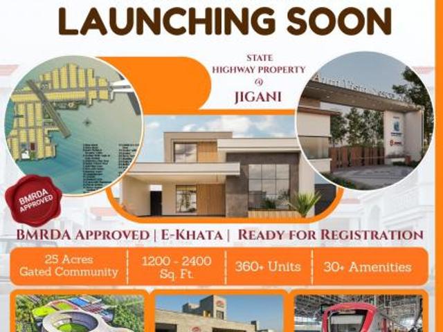 1200 Sq. ft Plot for Sale in Jigani, Bangalore