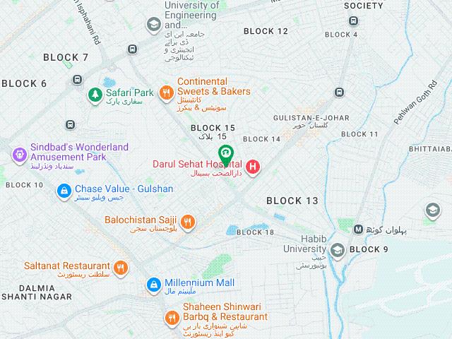 1200 Yards Commercial Plot In Block 10 Gulstan E Johor At 200 Feet Facing Leased & Ground Plus 16 Floors Approval Has Been Taken From KBSA Department In Front Of Aarif Luxury Apartments