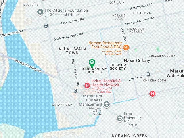 120 Square Yards 2 Bed DD Beautiful House Available For Rent In Darussalam Society East Open