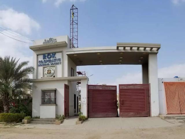 120 sqyd rok society brand new west open Karachi Scheme 33 ID 39372