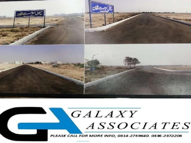 120 sqyds residential plot for sale in sachal sarmast town/ scheme 33 karachi malir cantonment id 38593