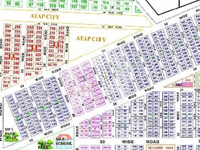 120 Sq Yard 40 Feet Road Prime Location Sweet Water Boundary Wall Security Guard