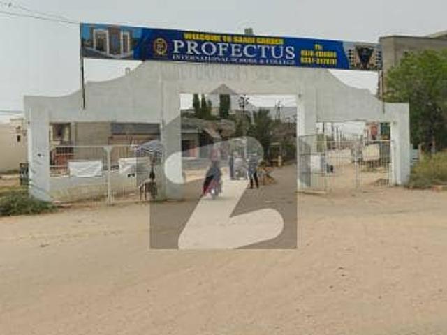 120 sq yard corner plot 4 sale in saadi garden
