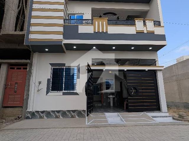 120 Sq. Yard Double Storey West Open House For Sale In Saadi Garden