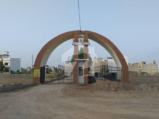 120 Sq. Yards Plot on 40 Feet Road in Hansa Society, Scheme 33