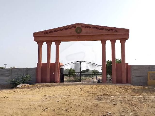 120 Sq. Yards West Open Plot In Karachi High Court Society
