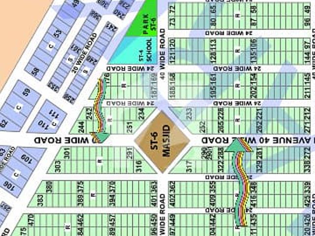 120 Sq Yd Plot Available In Vip Block 2 And 3 Saadi Garden Scheme 33