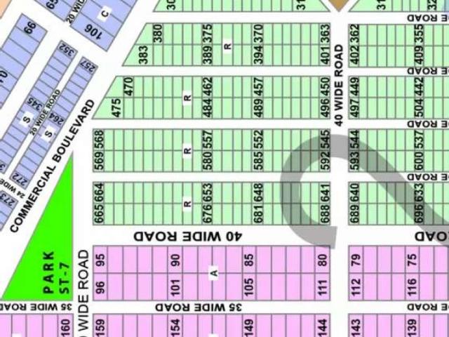 120 Sq Yd Plot On 40 Feet Road in Block 4 Saadi Garden Karachi Saadi Town ID 34915