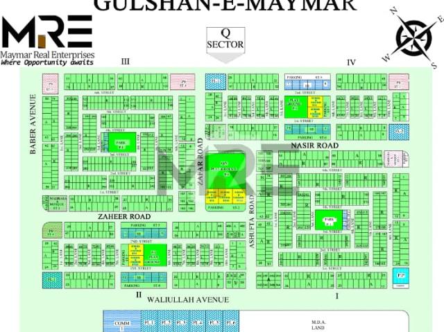 120 Sq Yds Lease And Transfer Plot In Maymar For 75 Lac