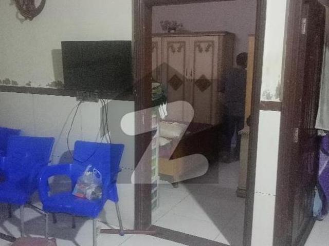 120 Yard West Open 2 Bed Lounge Marble Flooring Tiles Bathroom Parking Space Sector 7D1 North Karachi Sector 7 D/2