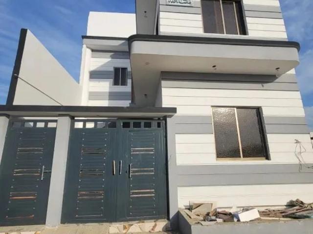 120 Yard Next To Corner West Open Ground Plus One Semi Furnished House For Sale Saima Arabian Villas. Karachi Gadap Town ID 102111