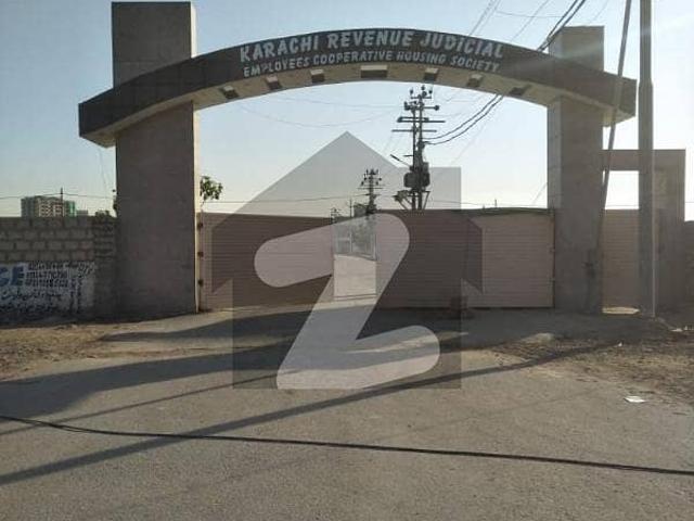 120 Yards West Open Plot For Sale In Karachi Revenue Judicial Society