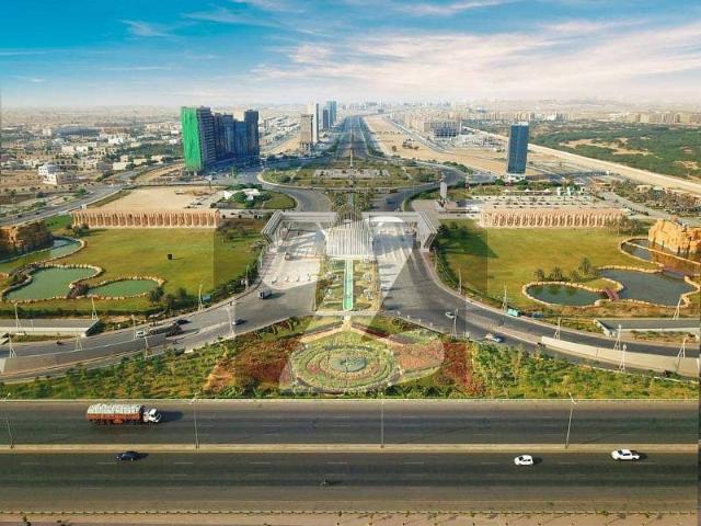 120sq feet road open 500 Sq Yd Prime Location Plots For Sale Precinct 18, Adjacent To Ali Villa & Jinnah Avenue, Bahria Town Karachi 5 Min From Main Gate