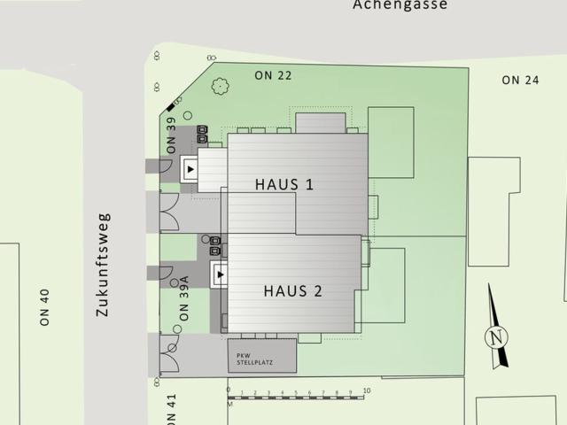 1210, Zukunftsweg, 3 Fahrradminuten zur U1 und S Bahn, Doppelhaus