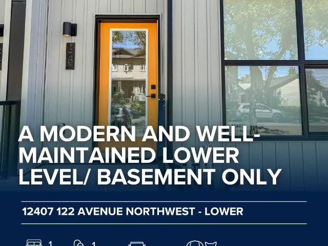 12407 122 Avenue NW, Edmonton Lower