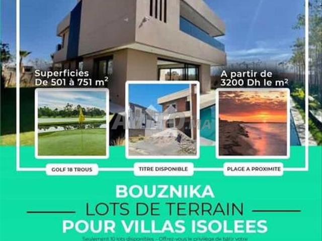 127607 Vente Terrain à Bouznika Bay de 50