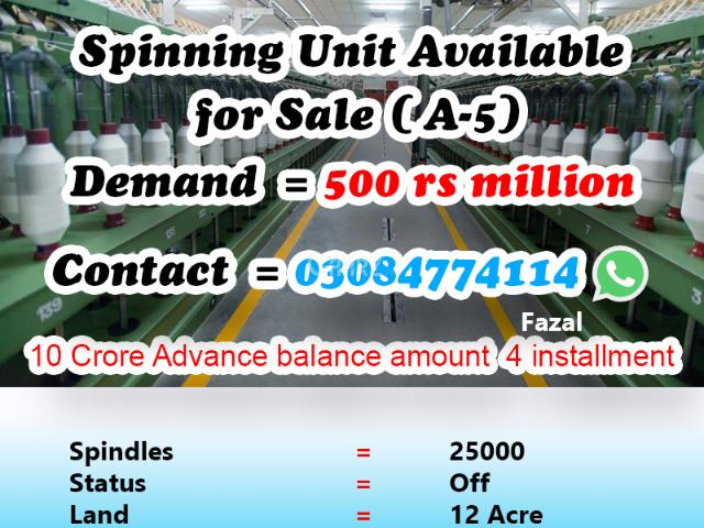 128 Kanal Commercial Factory for Sale in Faisalabad Lahore Sheikhupura Faisalabad Road