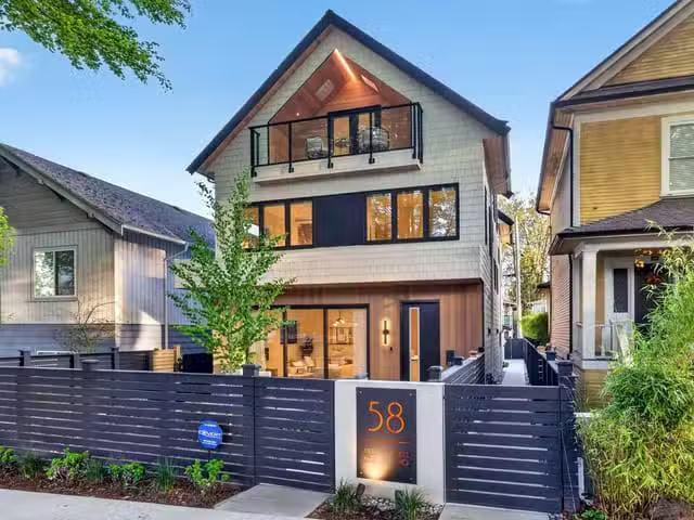 1/2 Duplex for sale in Vancouver, Vancouver East, 1 58 E 40th.