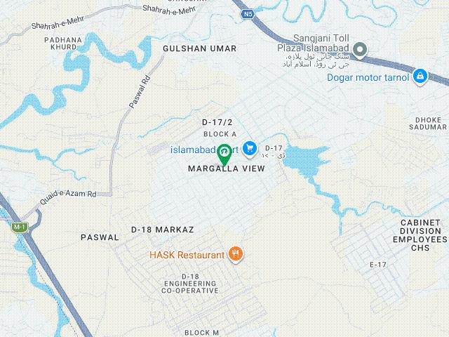 12 Marla 40x80 Good Location Plot Is Available For Sale At Block A D 17