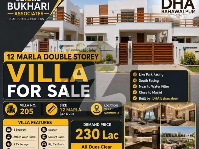 12 Marla Vila Available For Sale In Sector D, DHA Bahawalpur DHA Defence