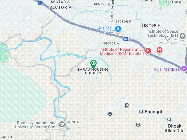 12 Marla Plot For Sale Zaraj Housing Society, Islamabad