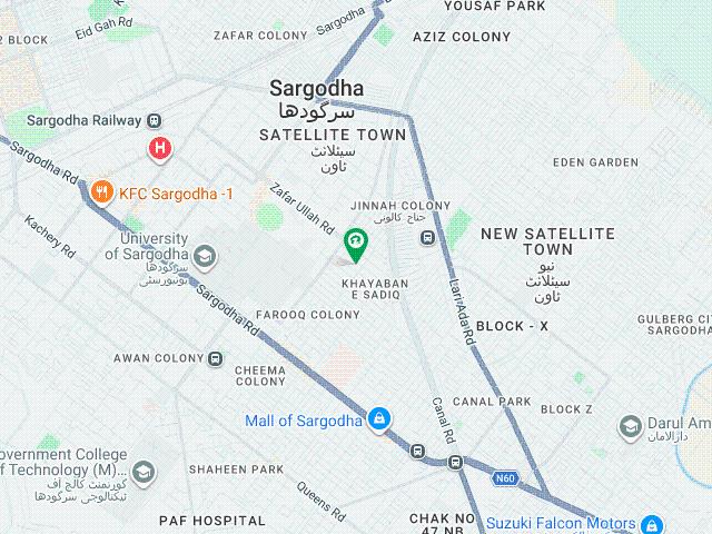 12 Marla Spanish House Is Available For Sale In Khayaban E Sadiq Sargodha