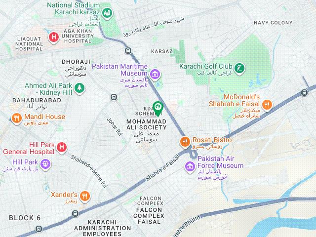 1300 Sqyd Residential Plot For Sale Located Near Karsaz In KDA Scheme 1