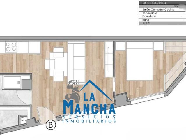 130.000€* INMOBILIARIA LA MANCHA VENDE APARTAMENTO DE OBRA NUEVA BARRIO EL PILAR