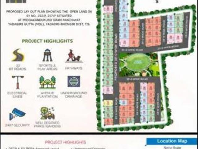 1320 Sq. ft Plot for Sale in Warangal highway, Hyderabad
