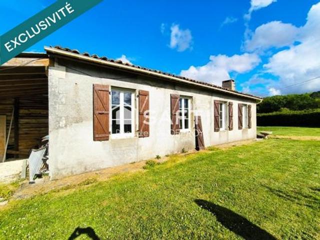 137 m² DE PLAIN PIED, 1700 M² TERRAIN CLOS A TUGERAS SAINT MAURICE