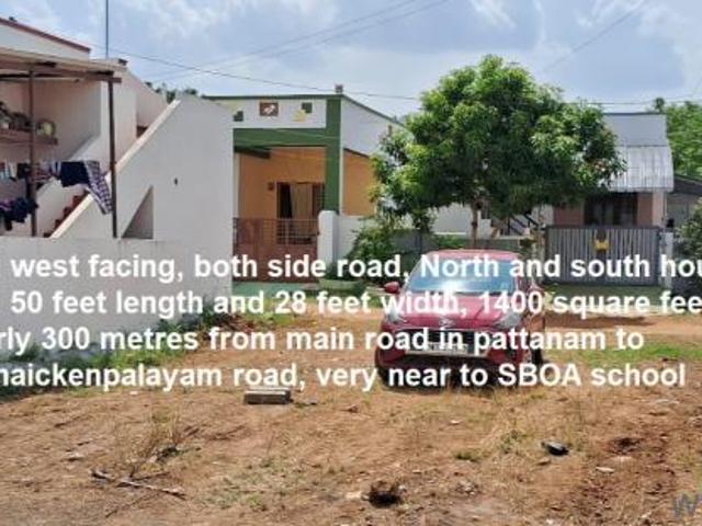 1400 Sq. ft Plot for Sale in Pattanam, Coimbatore