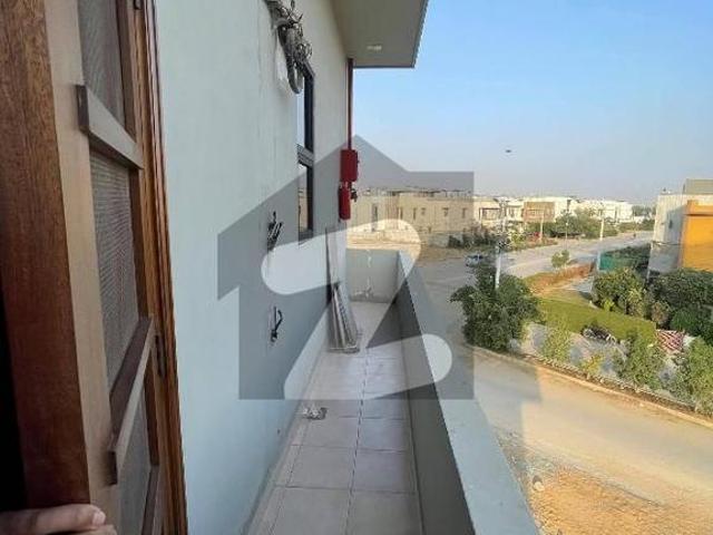 1400 square feet brand new apartment for rent in dha phase 7 ext two sides cornor building dha phase 7 extension