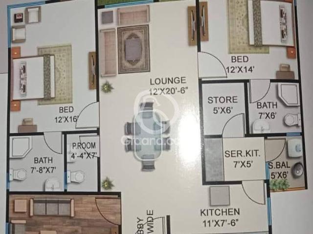 1445 Ft² Flat for Sale