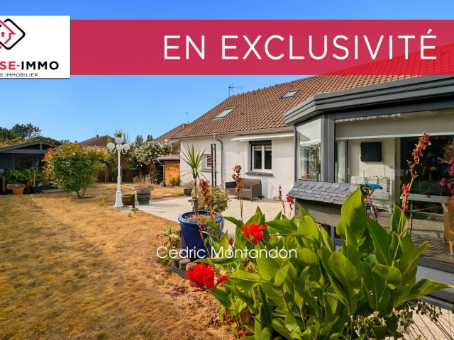 14470 COURSEULLES SUR MER Maison 133 m² habitables Vie de plain pied 3 chambres Garage À 10 min à pied de la plage