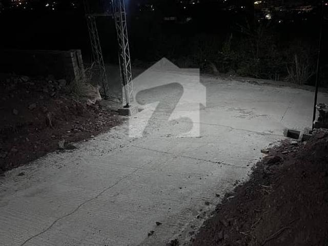 145 Marla 3 Side Corner Hill View Top Farm House Plot For Sale