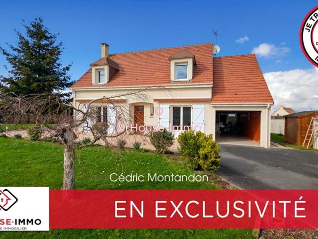 14610 Basly – Maison familiale 123 m² avec garage – 4 chambres – Terrain paysagé de près de 800 m²