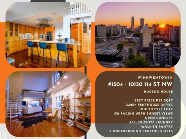 1504 10130 St Nw, Edmonton, AB, T5K 2S6 condo for sale | Listing ID E4500 | Royal LePage