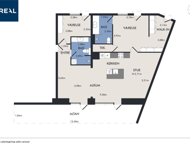 150 0 Søndre Badevej 6C, 5. 11 Luksuriøs Penthouse med betagende havudsigt over Køge Bugt fra den store te RealMæglerne