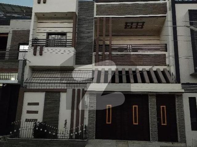 150 Square Yards Double Storey Bungalow Available For Sale On Main 40 Feet Wide Road Abdullah Sports City Qasimabad Hyderabad Abdullah Sports City