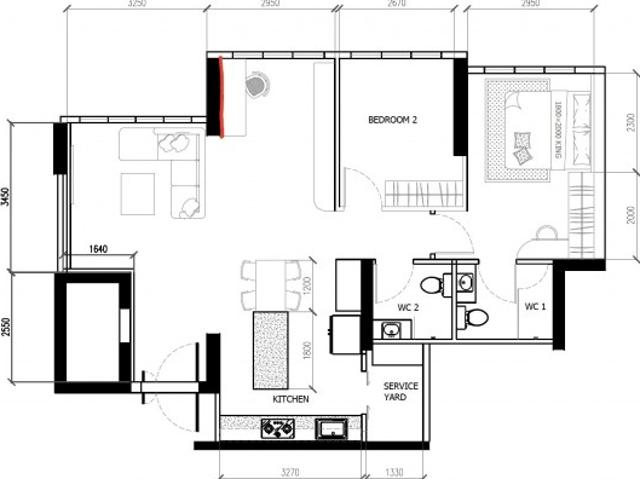 152C Bedok South Road HDB Apartment For Sale, $1,170,000, 3 Bed 2 Bath 1,001 sqft $1,169.00 psf
