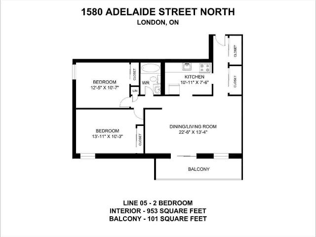 1560, 1570, 1580 Adelaide Street North 2 Bedroom Apartment for Rent at 1560 1560, 1570, 1580 Adelaide Street North, London, ON N5X 2C1 Stoney Creek