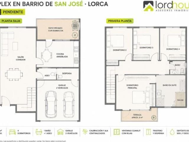 1570. Dúplex de 250 m² con garaje doble en San José